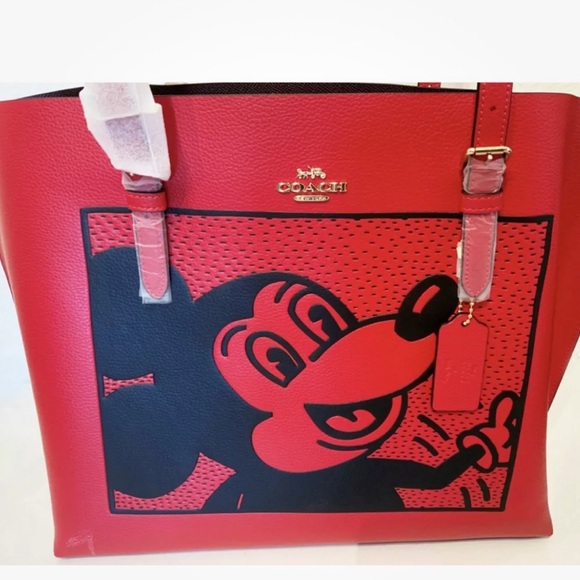 Coach Disney Mickey Mollie large Tote - Picture 4 of 8